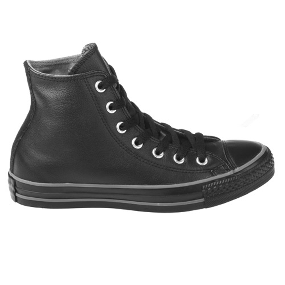 black leather converse slim