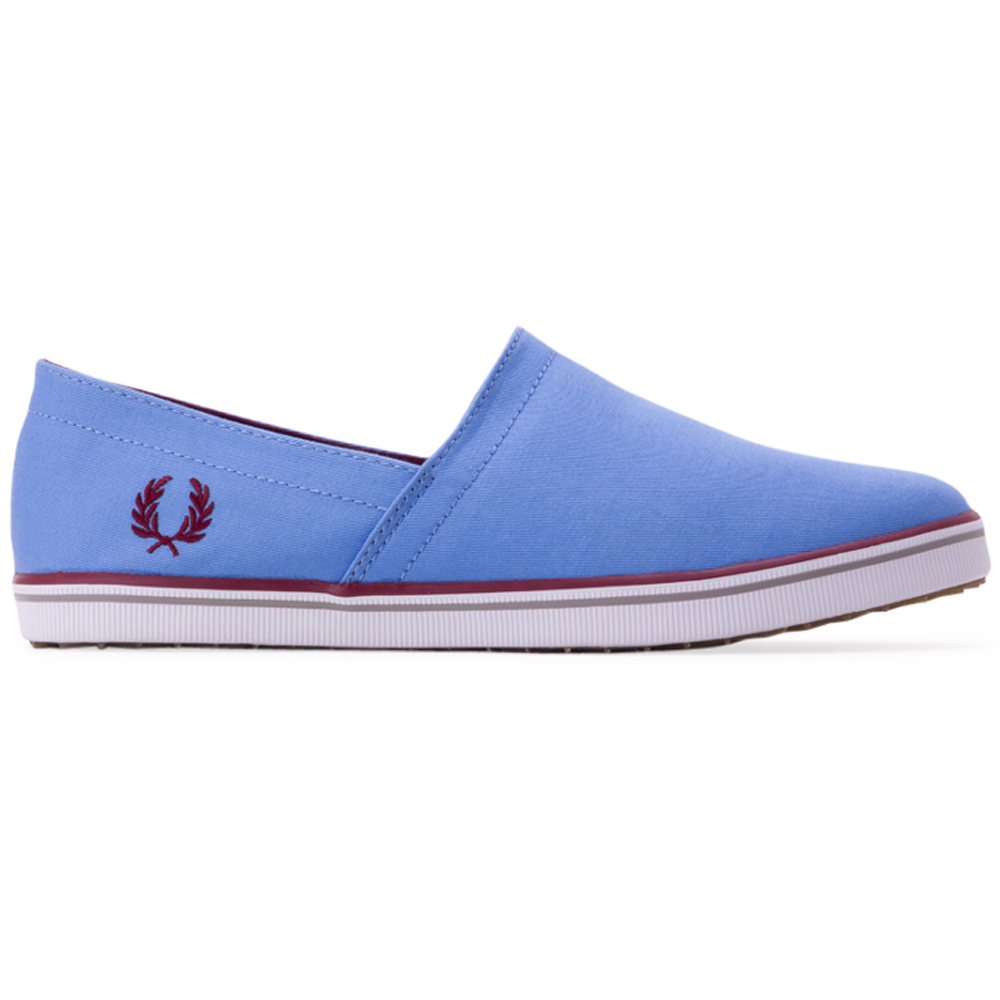Fred Perry S15-B6236 Stampdown Twill Azure Shoe FREE SHIPPING Within