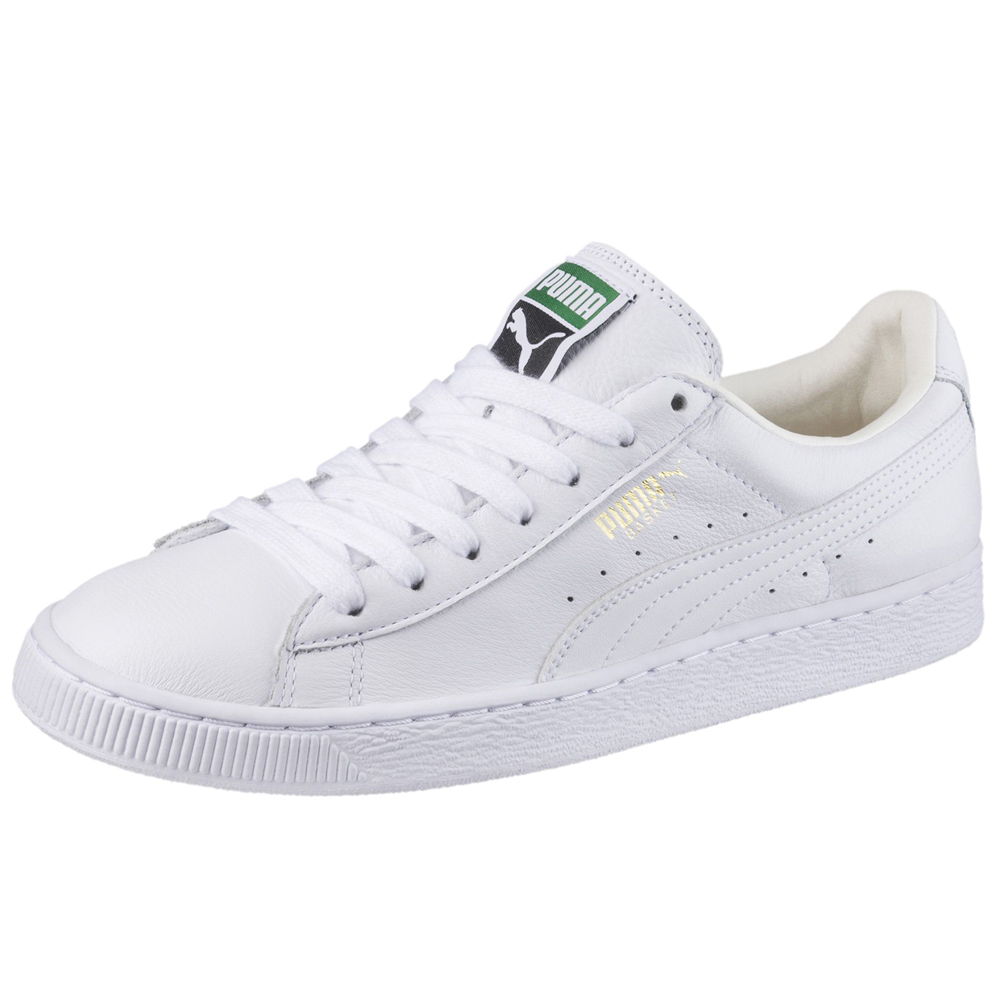 puma men's basket classic lfs leather sneakers