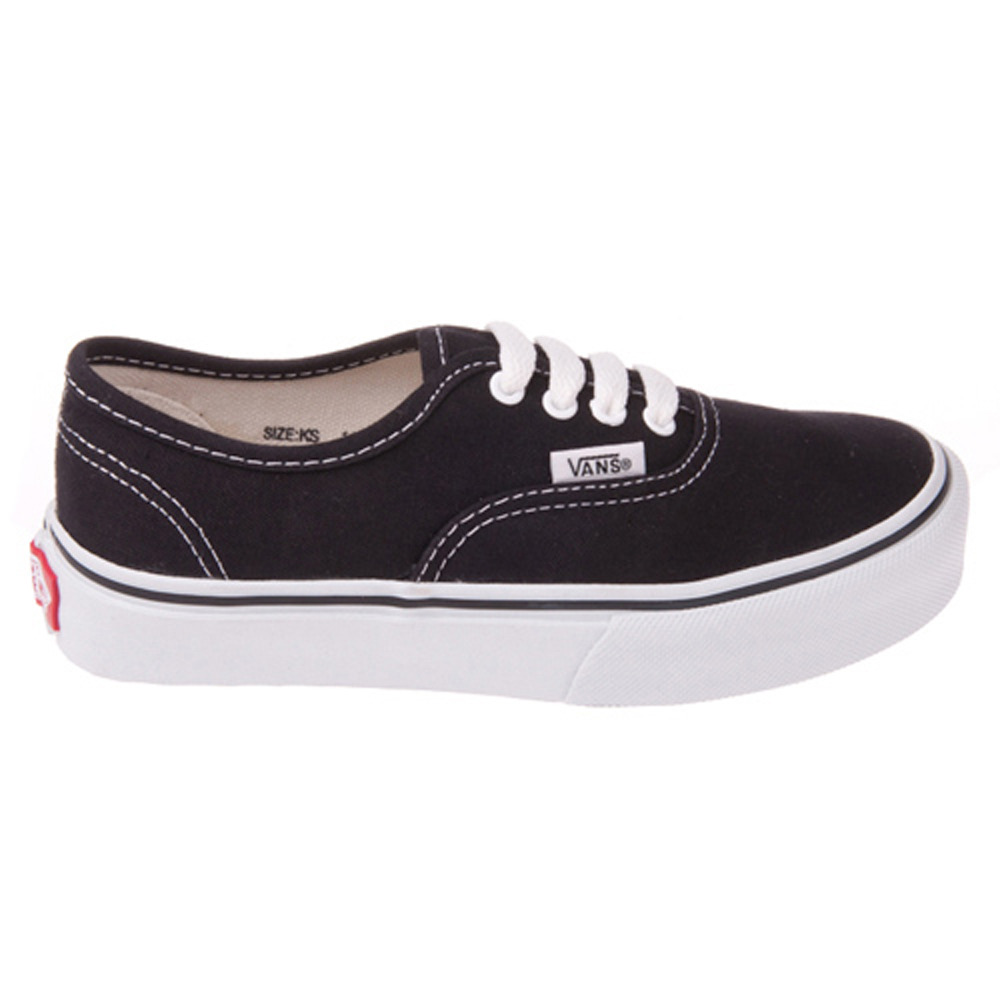 Vans VN-0EE0BKA Youth Authentic Black/Black | FREE SHIPPING in Canada