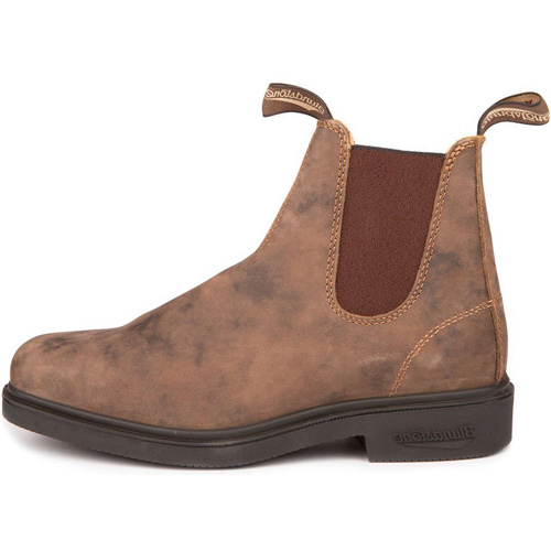 rustic black blundstone chisel toe