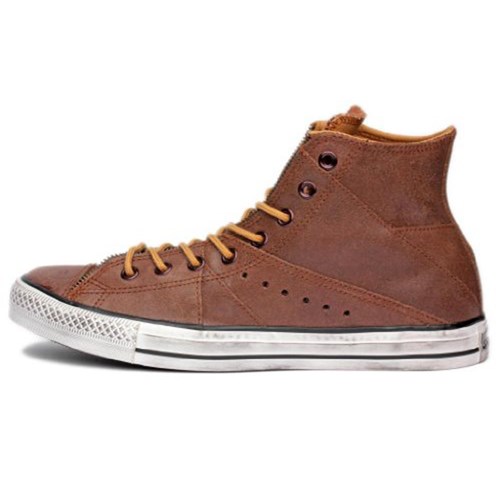 Converse Chuck Taylor 132414C Leather Motorcycle Jacket Wheat Hi Top ...