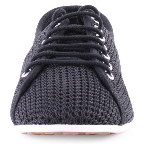 Fred Perry S15-B6247W Alley Mesh Black Shoe | FREE SHIPPING Within Canada