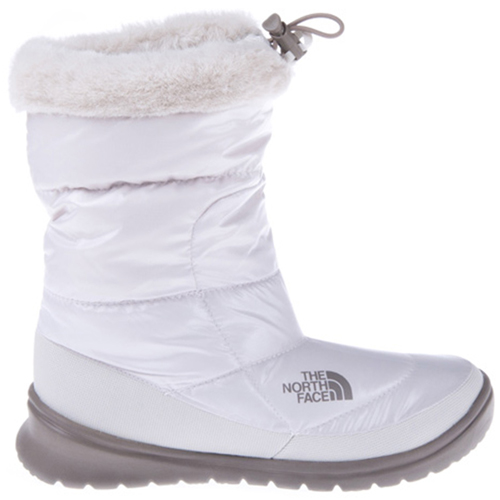 the north face nuptse apres down insulated booties in cream