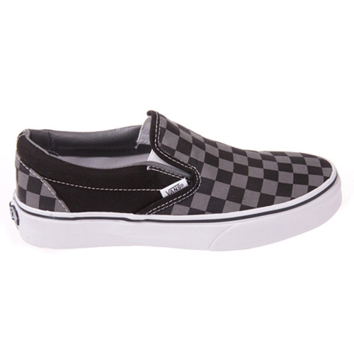 Vans VN-0EYEBFK Classic Slip On Black/Flamingo Pink Shoes.