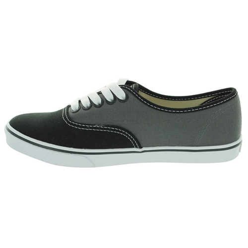 vans authentic lo pro black and white