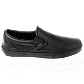 Vans Mens Classic Italian Leather Slip-On Shoe